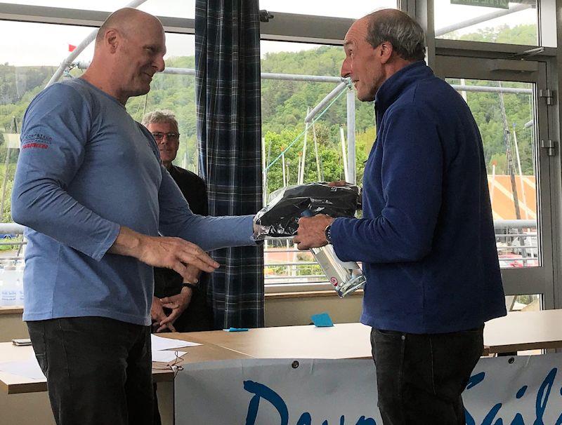 Alistair 'Storky' Mclaughlin wins Dzero.co.uk & Chichester Harbour Gin D-Zero Scottish Championship at Largs photo copyright Martin Latimer taken at Largs Sailing Club and featuring the D-Zero class