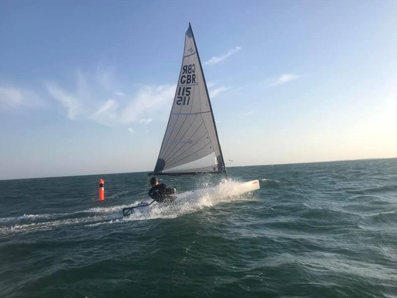 Capstan Trophy Series race 9 at Felpham photo copyright Sam May taken at Felpham Sailing Club and featuring the D-Zero class