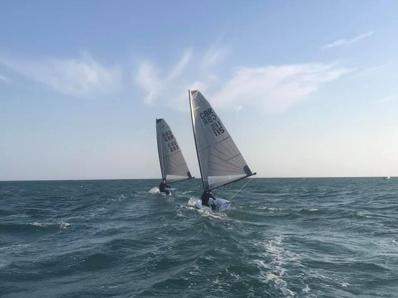 Capstan Trophy Series race 9 at Felpham photo copyright Sam May taken at Felpham Sailing Club and featuring the D-Zero class