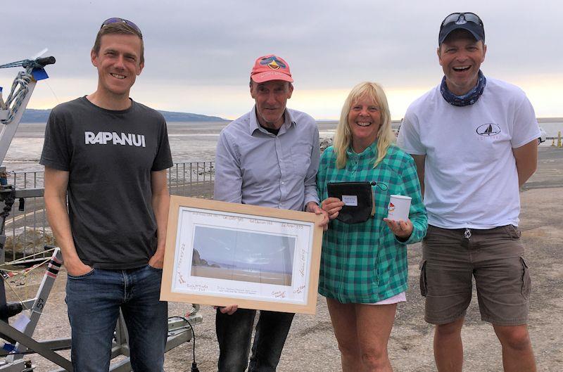 Prizewinners at the Northern D-Zero Travellers Circuit at the West Kirby and Dee Regatta photo copyright Liz Potter taken at West Kirby Sailing Club and featuring the D-Zero class