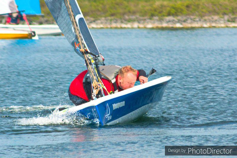 How to tack a D-Zero - Border Counties Midweek Sailing at Shotwick Lake photo copyright Pete Chambers / www.instagram.com/boodog_photography taken at Shotwick Lake Sailing and featuring the D-Zero class