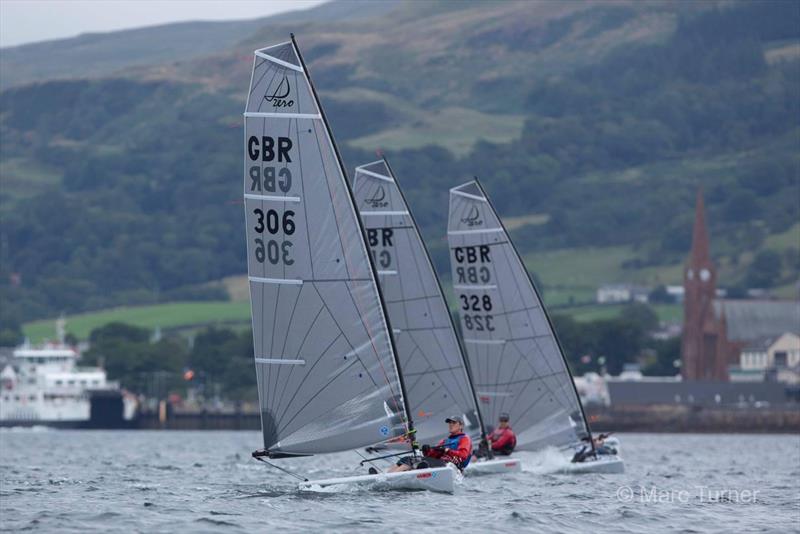 Jon Bassett, 3rd overall in the D-Zeros during the Noble Marine One Design Regatta at Largs photo copyright Marc Turner / www.pfmpictures.co.uk taken at Largs Sailing Club and featuring the D-Zero class