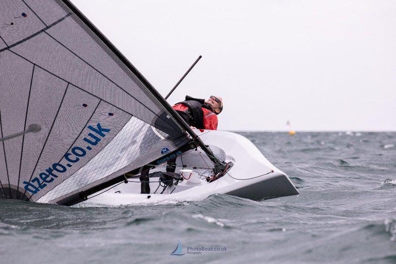 Martin Walker wins the Lanterne Rouge prize - Barracuda Bay D-Zero Nationals at Brixham photo copyright Georgie Altham / www.facebook.com/galthamphotography taken at Brixham Yacht Club and featuring the D-Zero class