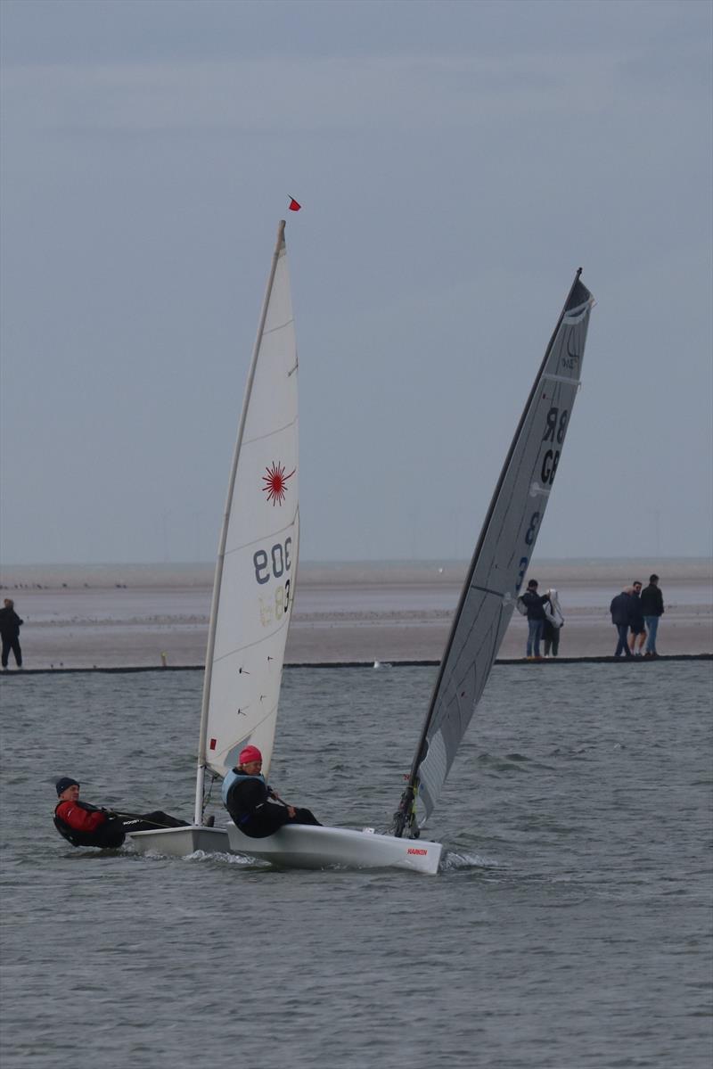 Liz Potter wins race 5 of the West Kirby Sailing Club Christmas Series photo copyright Alan Jenkins taken at West Kirby Sailing Club and featuring the D-Zero class