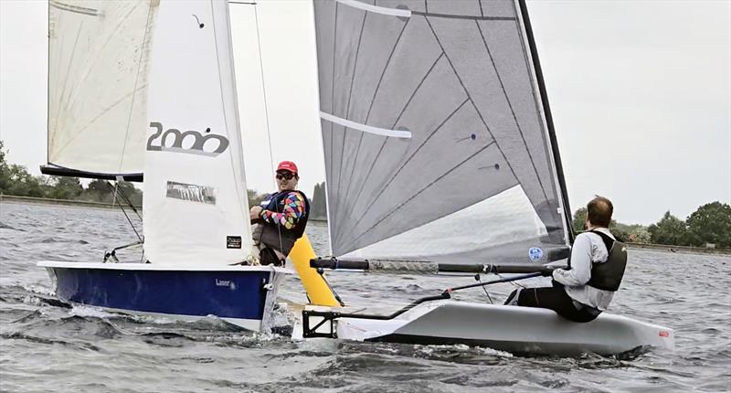 Race coaching with Adam Bowers at Oxford Sailing Club - photo © Colin West