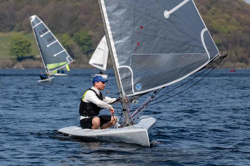 Will Hitchman during the Ullswater Magic Marine Daffodil Regatta 2026 photo copyright Tim Olin / www.olinphoto.co.uk taken at Ullswater Yacht Club and featuring the D-Zero class