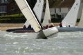 The Daring fleet race off Cowes during the May Bank Holiday