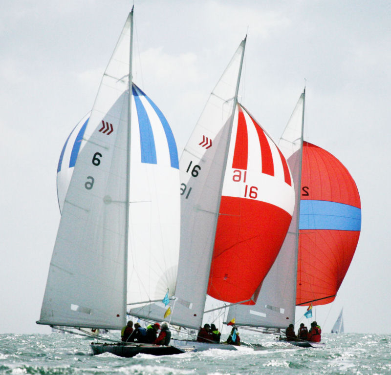 Spectacular racing on day four of Skandia Cowes Week photo copyright OnEdition taken at  and featuring the Daring class