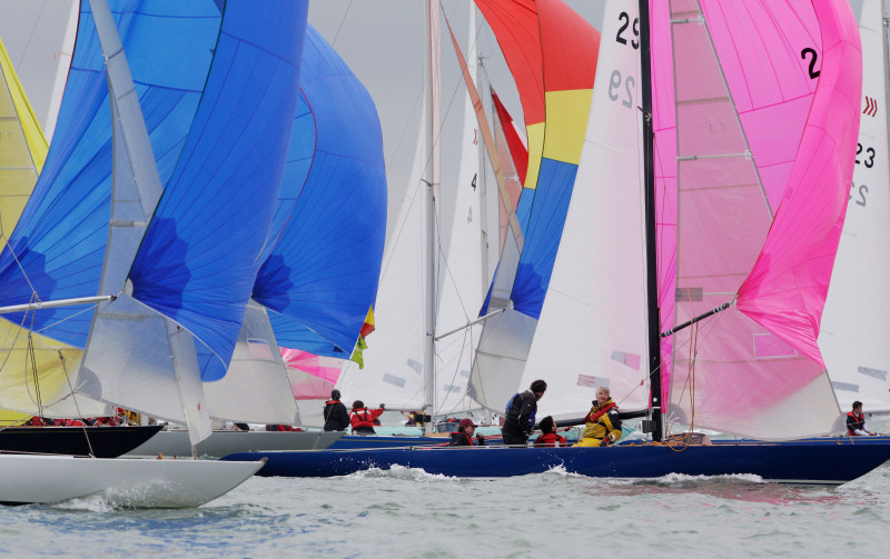 Action from day two of Skandia Cowes Week photo copyright onEdition taken at  and featuring the Daring class