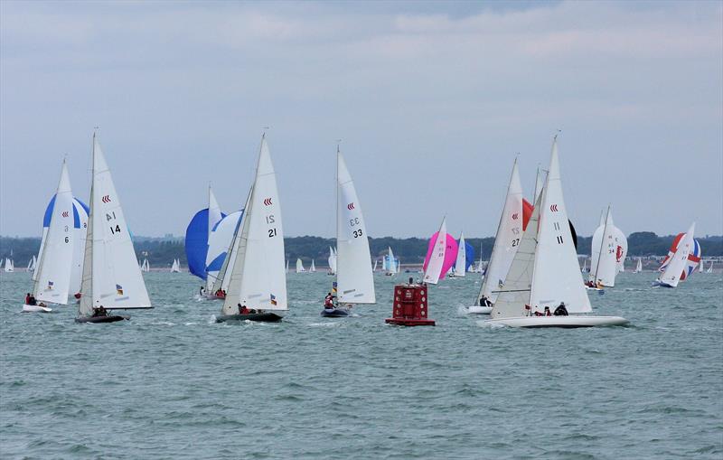Aberdeen Asset Management Cowes Week day 4 photo copyright Mark Jardine / YachtsandYachting.com taken at Cowes Combined Clubs and featuring the Daring class