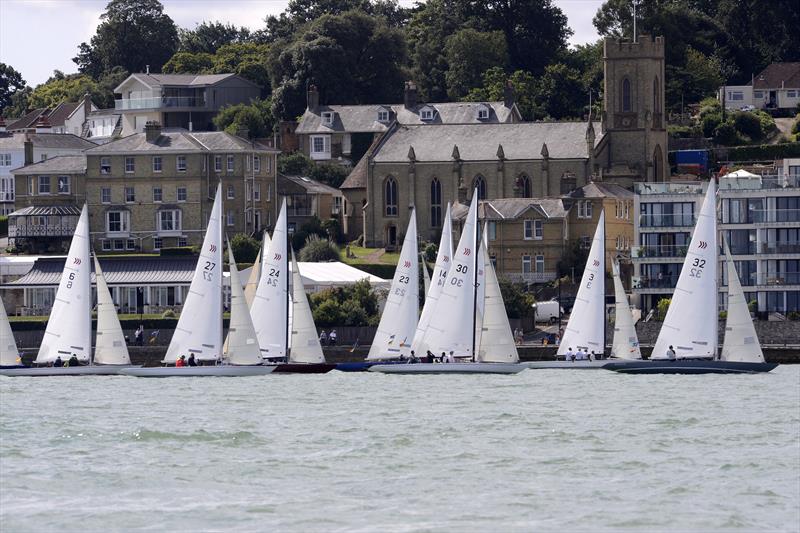 Darings at Aberdeen Asset Management Cowes Week photo copyright Rick Tomlinson / www.rick-tomlinson.com taken at Cowes Combined Clubs and featuring the Daring class