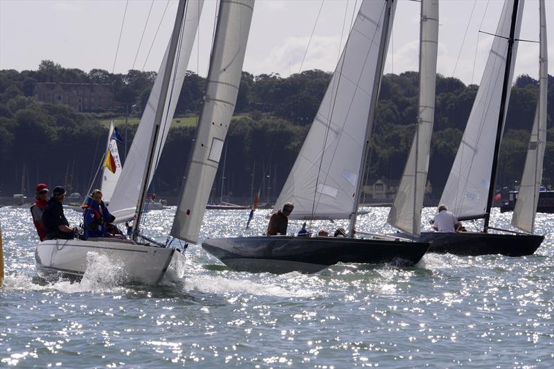 Darings on day 8 of Aberdeen Asset Management Cowes Week photo copyright Rick Tomlinson / www.rick-tomlinson.com taken at Cowes Combined Clubs and featuring the Daring class