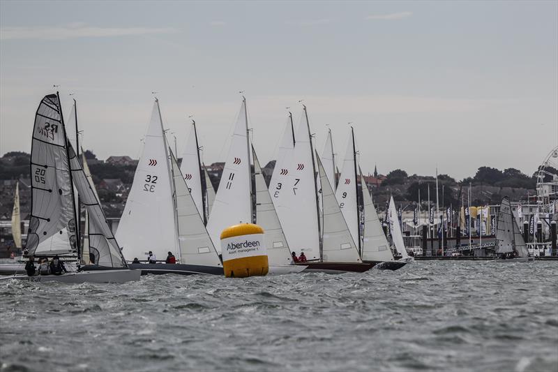 Aberdeen Asset Management Cowes Week day 6 photo copyright Paul Wyeth / www.pwpictures.com taken at Cowes Combined Clubs and featuring the Daring class