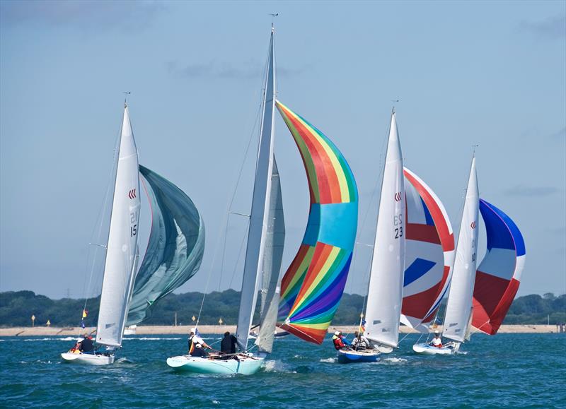 Aberdeen Asset Management Cowes Week day 7 photo copyright Tom Hicks / www.solentaction.com taken at Cowes Combined Clubs and featuring the Daring class