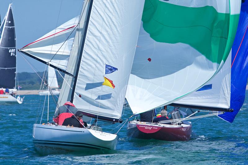 Aberdeen Asset Management Cowes Week day 7 photo copyright Tom Hicks / www.solentaction.com taken at Cowes Combined Clubs and featuring the Daring class