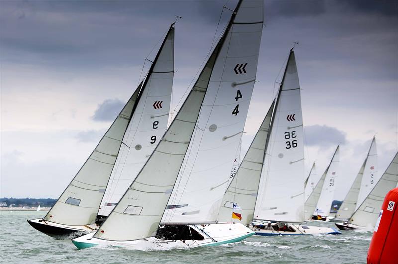 Darings at Cowes Classics Week photo copyright Jake Sugden taken at Royal London Yacht Club and featuring the Daring class