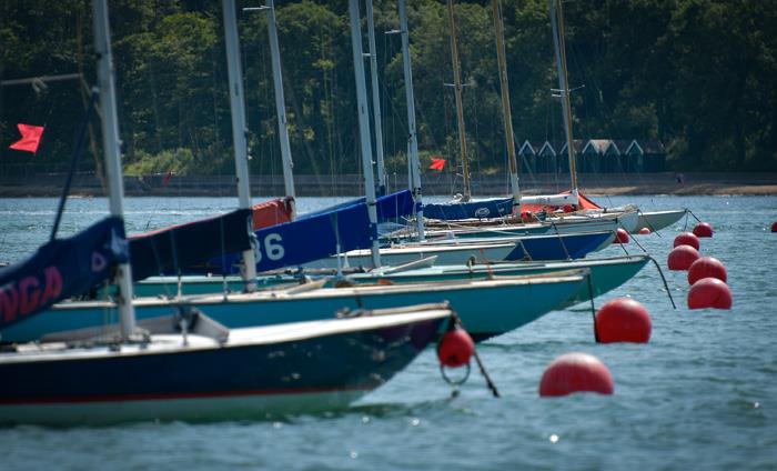 No racing on day 2 at Cowes Classics Week photo copyright Tim Jeffreys Photography taken at Royal London Yacht Club and featuring the Daring class