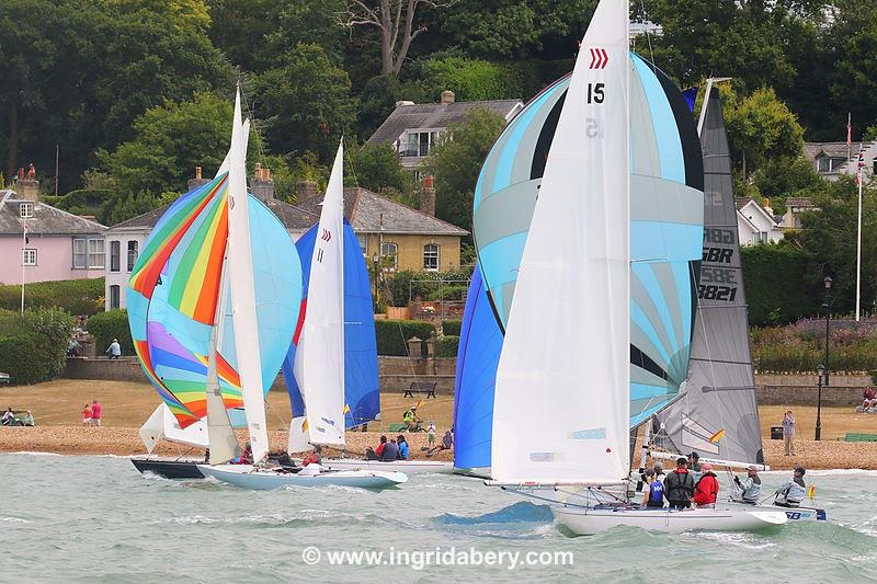 Cowes Week day 1 photo copyright Ingrid Abery / www.ingridabery.com taken at Cowes Combined Clubs and featuring the Daring class