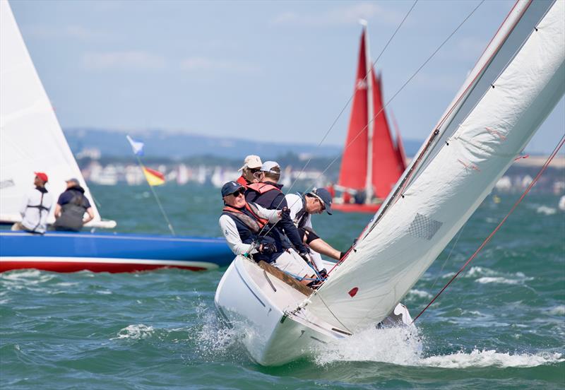 North Sails Cowes Week Day 1 photo copyright Tom Hicks / www.solentaction.com taken at Cowes Combined Clubs and featuring the Daring class
