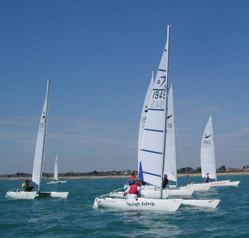 The Sprint 15s return to the Open Dinghy Club for their Southern Area Championships photo copyright Keith Bartlett taken at  and featuring the Dart 15 class