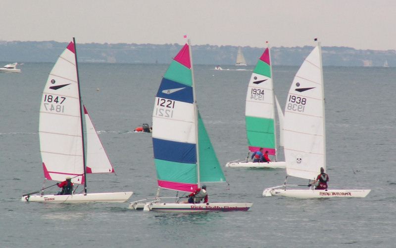 The Sprint 15s travel to Swanage photo copyright Bob Carter taken at Swanage Sailing Club and featuring the Dart 15 class