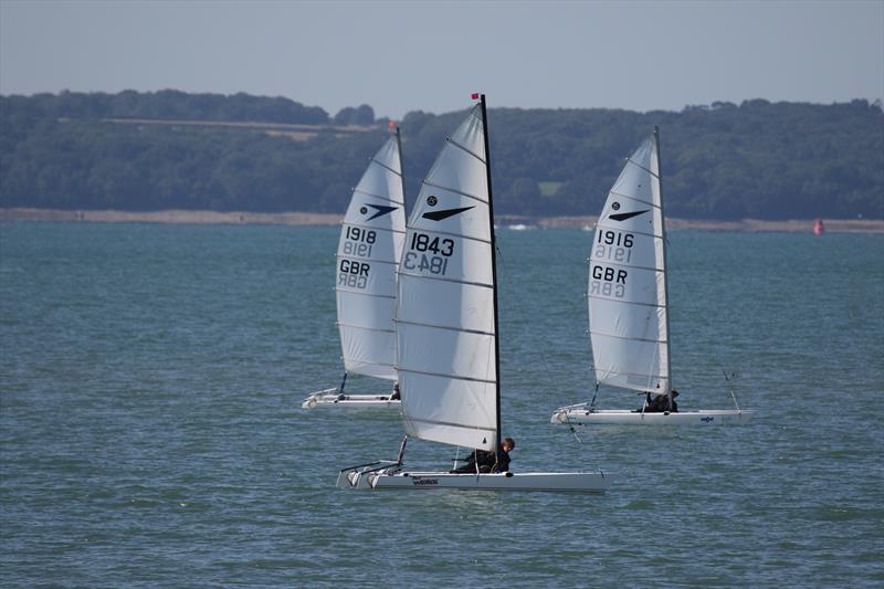 Sprint 15 TT at Stokes Bay photo copyright Alan Howie-Wood taken at Stokes Bay Sailing Club and featuring the Dart 15 class