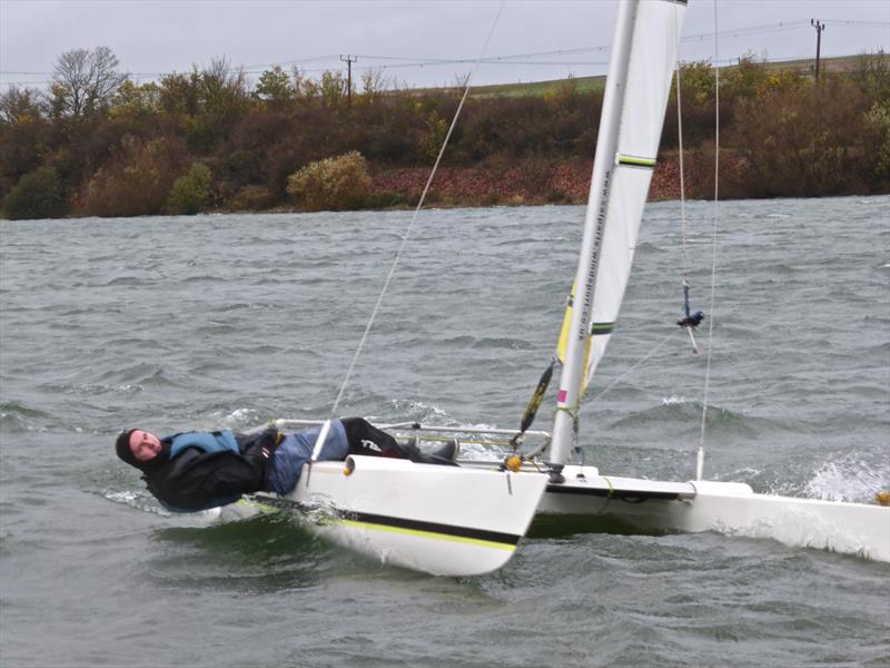 Jon Finch during the Sprint 15 TT at Stewartby photo copyright Rob Love & Valerie Anthony taken at Stewartby Water Sailing Club and featuring the Dart 15 class