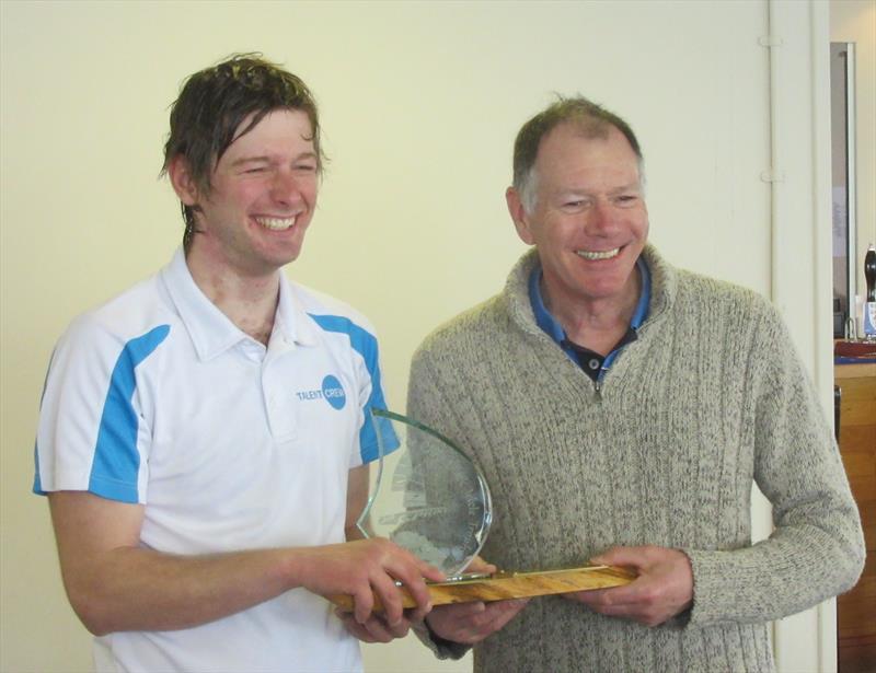 Paul Grattage wins the Chris Black Sprint 15 Icicle Winter Event at Grafham photo copyright Bob Carter taken at Grafham Water Sailing Club and featuring the Dart 15 class