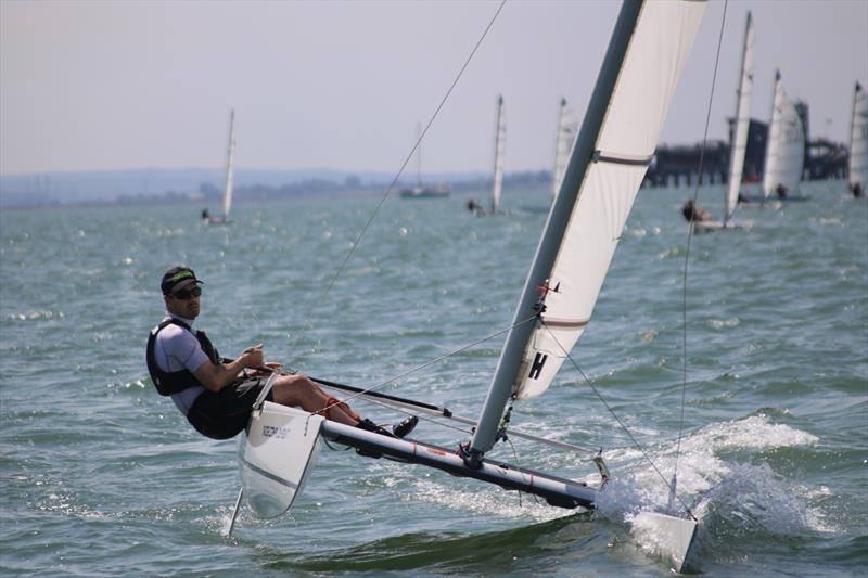 Sprint 15 TT at Thorpe Bay photo copyright Pauline Love taken at Thorpe Bay Yacht Club and featuring the Dart 15 class