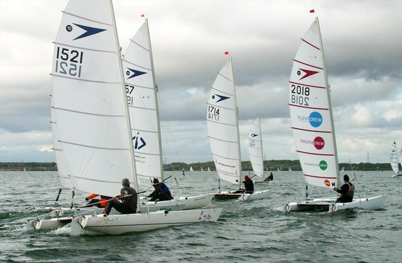 Cat Open & Sprint 15 Inlands at Grafham Water  photo copyright Nick Champion / www.championmarinephotography.co.uk taken at Grafham Water Sailing Club and featuring the Dart 15 class