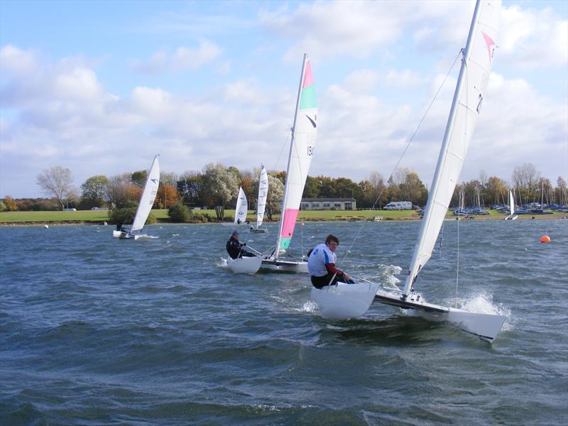 Sprint 15 TT at Stewartby photo copyright Nigel Denchfield taken at Stewartby Water Sailing Club and featuring the Dart 15 class