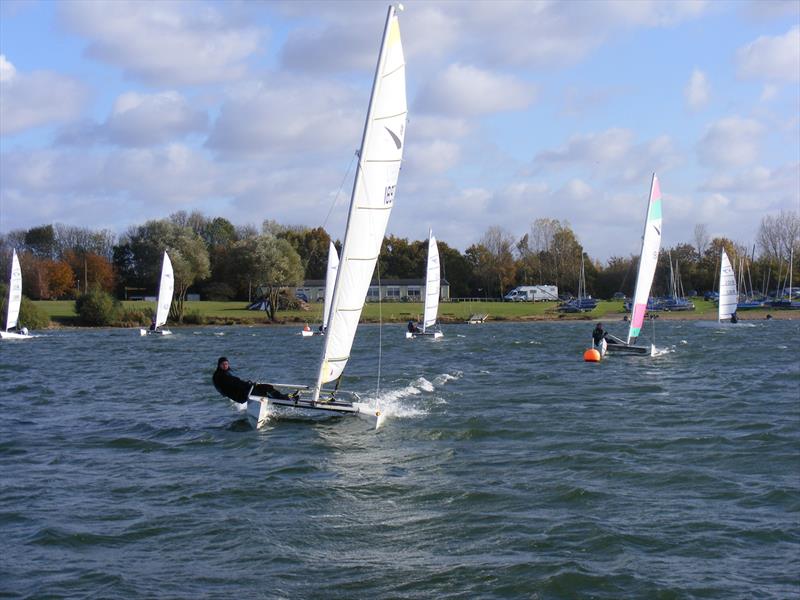 Sprint 15 TT at Stewartby photo copyright Nigel Denchfield taken at Stewartby Water Sailing Club and featuring the Dart 15 class