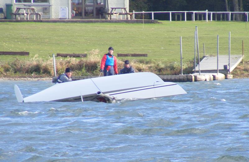 Sprint 15 TT at Stewartby photo copyright Nigel Denchfield taken at Stewartby Water Sailing Club and featuring the Dart 15 class