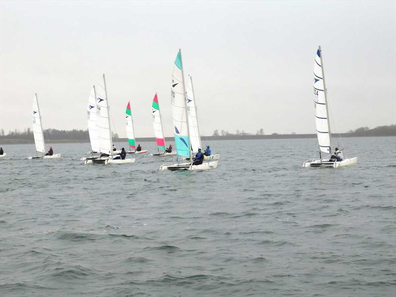 Sprint 15 Winter TT at Draycote photo copyright Roger Pratt Photography taken at Draycote Water Sailing Club and featuring the Dart 15 class