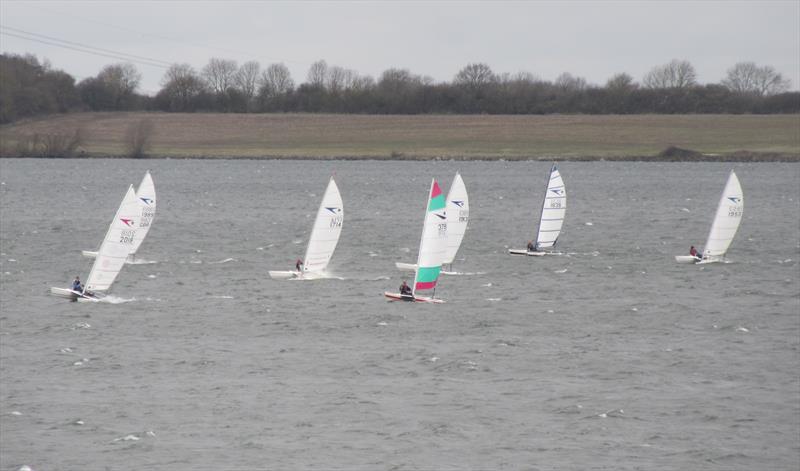 Chris Black Sprint 15 Icicle at Grafham photo copyright Bob Carter taken at Grafham Water Sailing Club and featuring the Dart 15 class