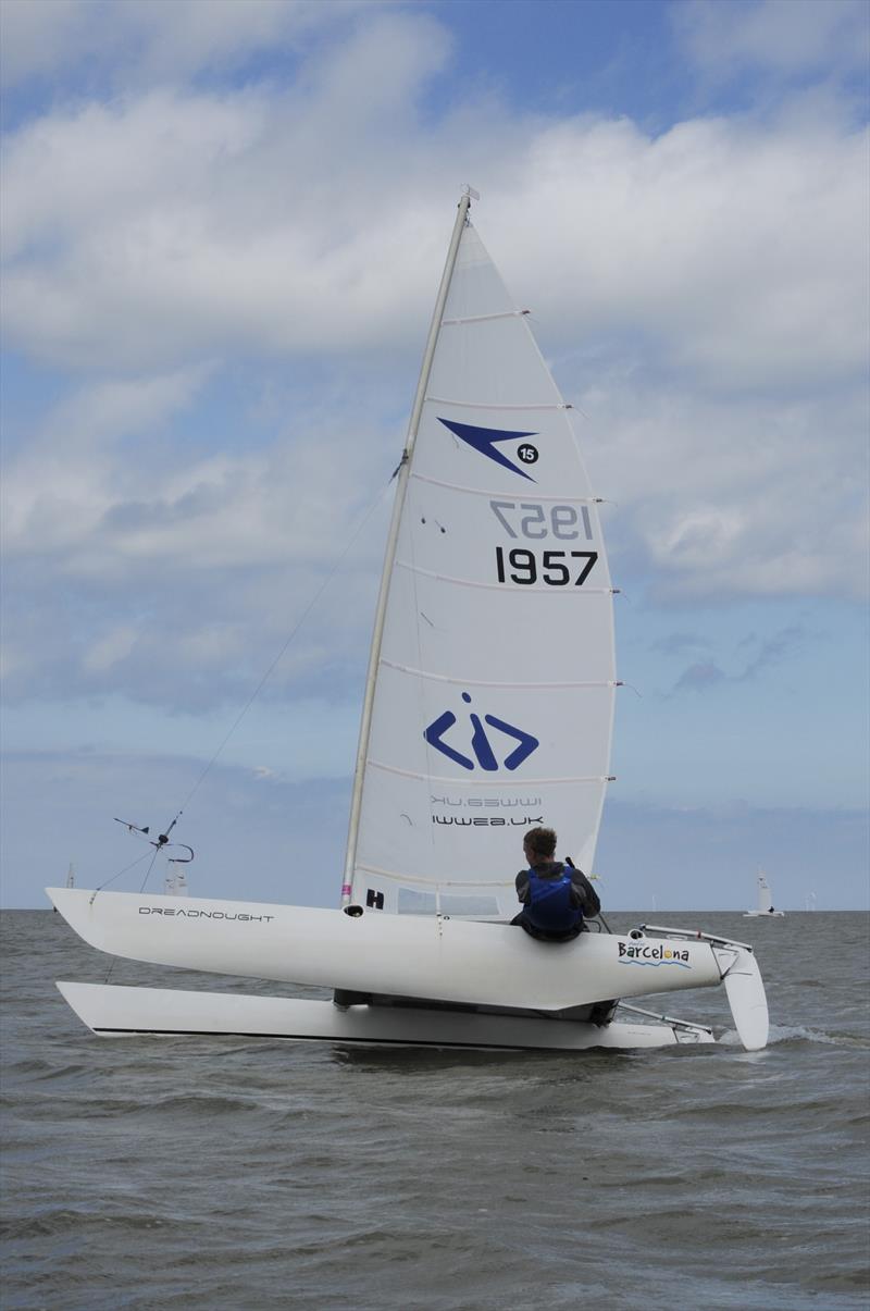 Sprint 15 Southern Championship at Seasalter photo copyright David Cramphorn taken at Seasalter Sailing Club and featuring the Dart 15 class