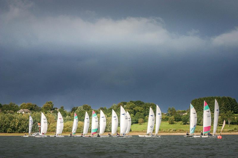 Sprint 15 TT at Draycote photo copyright Heather Knowles taken at Draycote Water Sailing Club and featuring the Dart 15 class