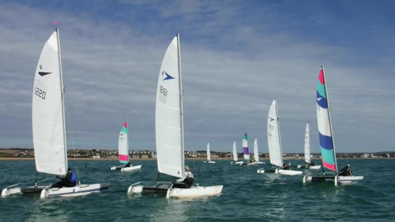 Sprint 15s at Newhaven and Seaford photo copyright Heather Knowles taken at Newhaven & Seaford Sailing Club and featuring the Dart 15 class