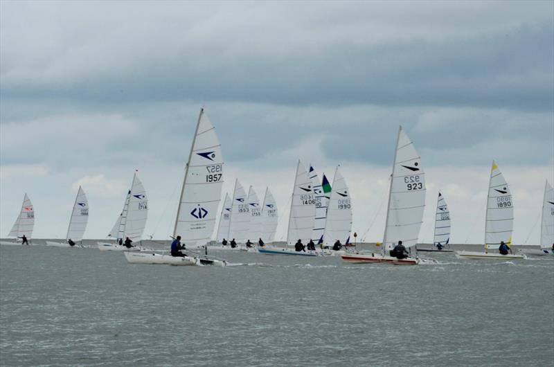 Sprint 15s at Seasalter photo copyright David Cramphorn taken at Seasalter Sailing Club and featuring the Dart 15 class