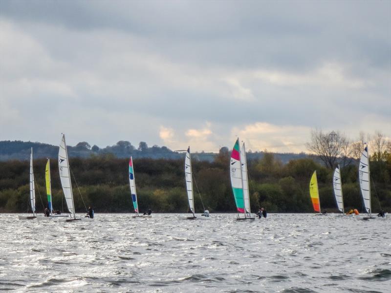 Sprint 15 Winter TT Series at Stewartby Water photo copyright Nigel Denchfield & Alan Howie-Wood taken at Stewartby Water Sailing Club and featuring the Dart 15 class