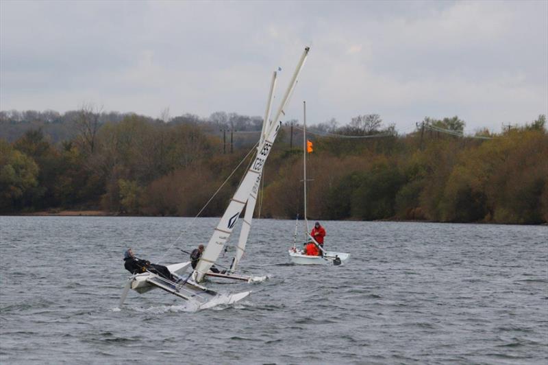 Sprint 15 Winter TT Series at Stewartby Water photo copyright Nigel Denchfield & Alan Howie-Wood taken at Stewartby Water Sailing Club and featuring the Dart 15 class