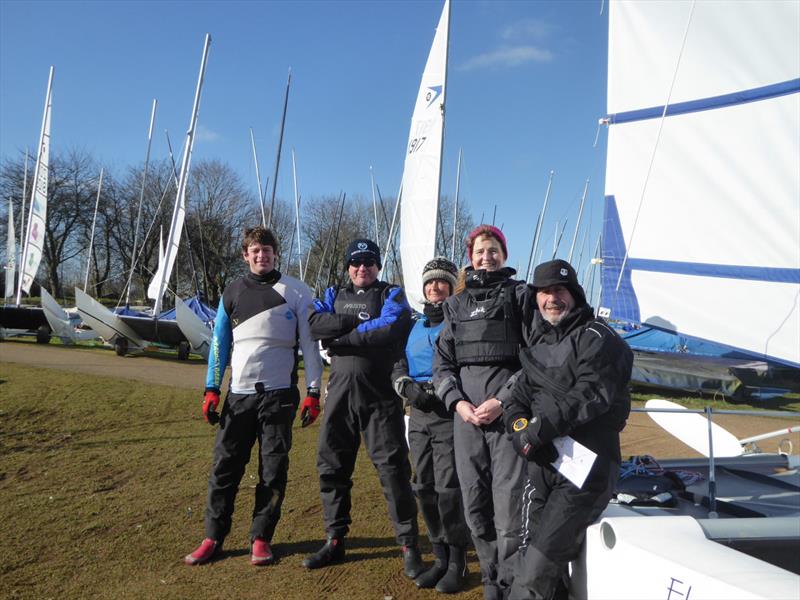 Sprint 15 Winter TT at Rutland photo copyright Jenny Ball taken at Rutland Sailing Club and featuring the Dart 15 class