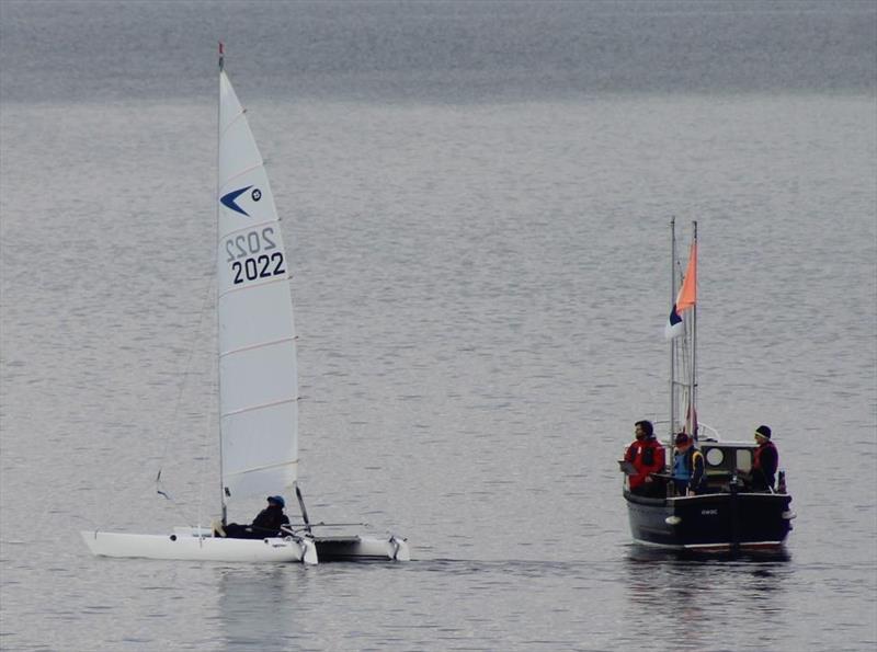 Stuart Snell wins the Chris Black Sprint 15 Icicle at Grafham photo copyright Jeremy Atkins taken at Grafham Water Sailing Club and featuring the Dart 15 class