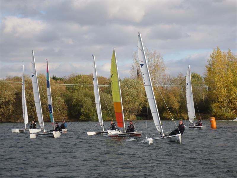 Sprint 15 Winter Series TT at Stewartby Water photo copyright Nigel Denchfield taken at Stewartby Water Sailing Club and featuring the Dart 15 class