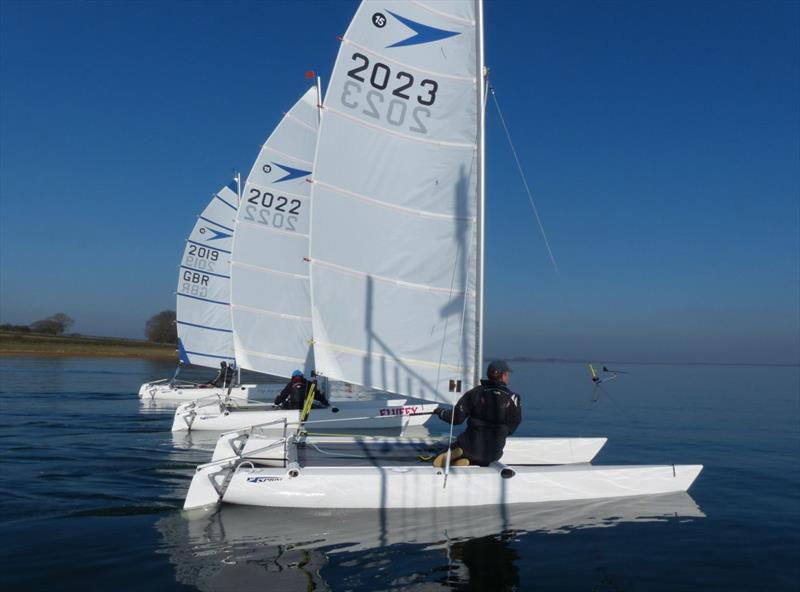 Sprint 15 Winter TT at Rutland photo copyright RSC taken at Rutland Sailing Club and featuring the Dart 15 class