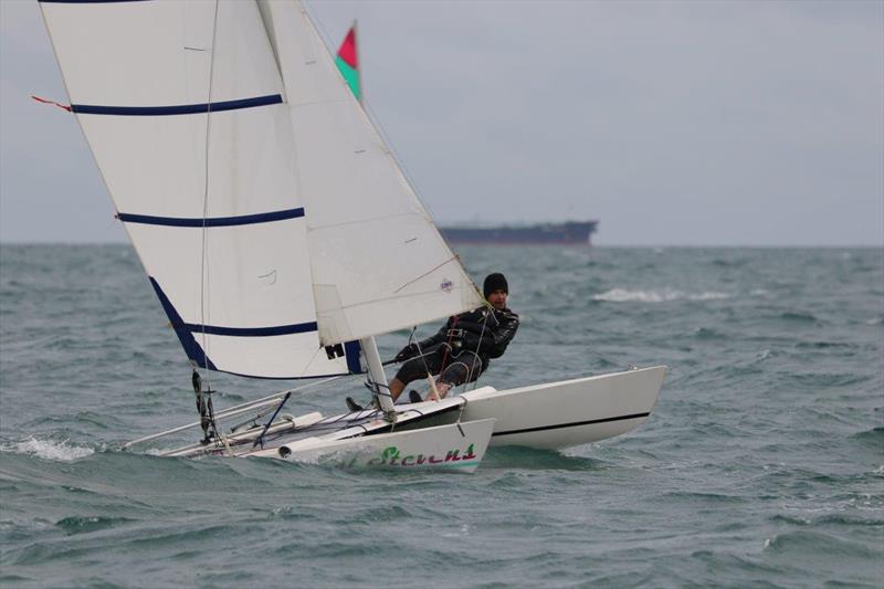 Fraser Manning wins the Sprint 15 Sport Nationals at Yaverland - photo © Alan and Mary Howie-Wood