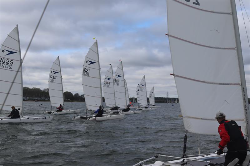 Sprint 15 Inlands at Grafham photo copyright Nigel Denchfield taken at Grafham Water Sailing Club and featuring the Dart 15 class