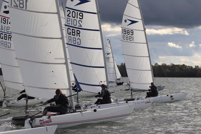 Sprint 15 Inlands at Grafham photo copyright Nigel Denchfield taken at Grafham Water Sailing Club and featuring the Dart 15 class