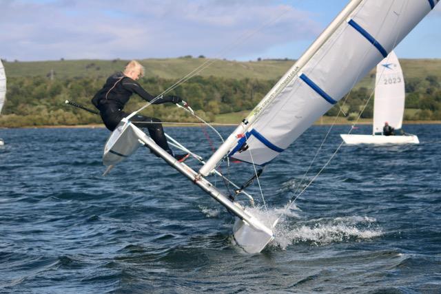 Sprint 15 TT at Carsington photo copyright Pauline Love taken at Carsington Sailing Club and featuring the Dart 15 class