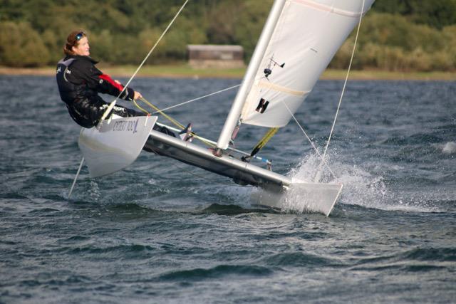 Sprint 15 TT at Carsington photo copyright Pauline Love taken at Carsington Sailing Club and featuring the Dart 15 class